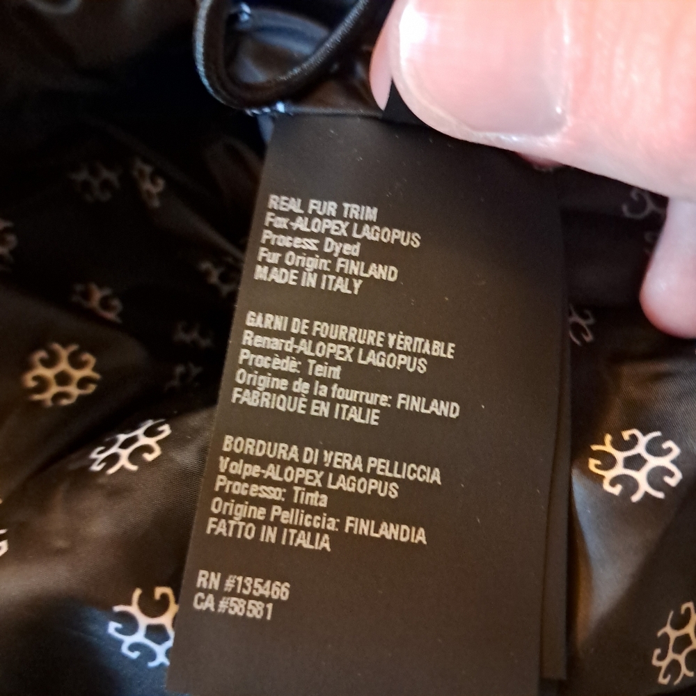 Gorski Coat Women's Medium M Apres Ski Coat Sequins High Low Puffer Winter NEW - Picture 11 of 16